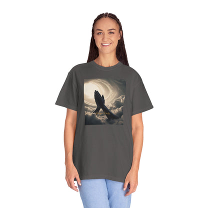 Praying Hands Unisex Garment-Dyed T-Shirt - Spiritual for Everyday Wear