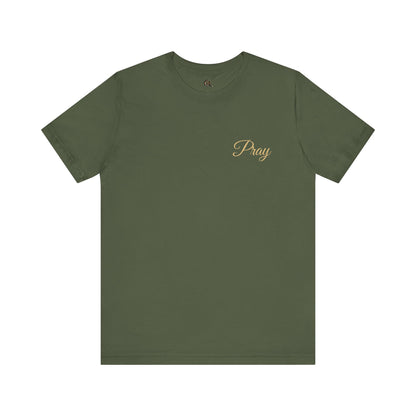Pray Unisex Jersey Tee - Faith-Inspired Short Sleeve Shirt