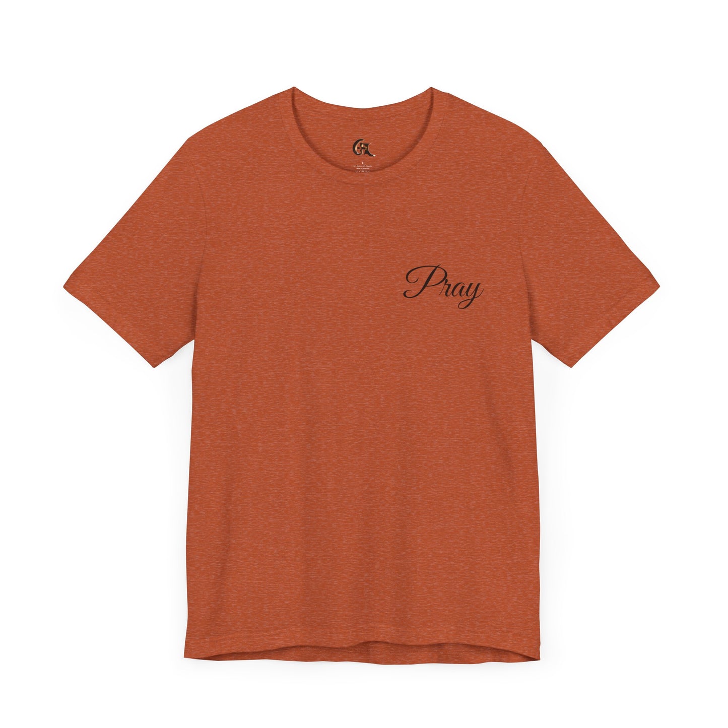 Pray Unisex Jersey Short Sleeve Tee - Inspirational Apparel for Faith