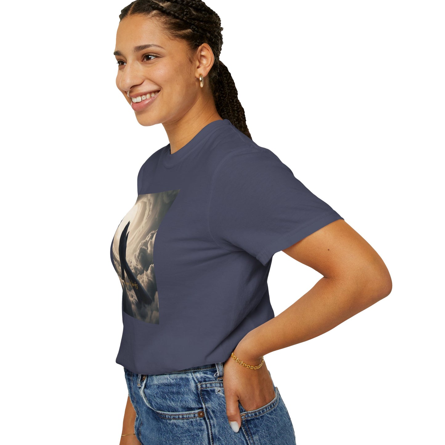 Praying Hands Unisex Garment-Dyed T-Shirt - Spiritual for Everyday Wear