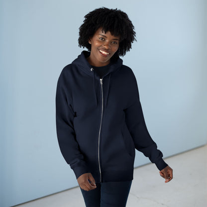 Women's Zip Hoodie - "God Has My Back"