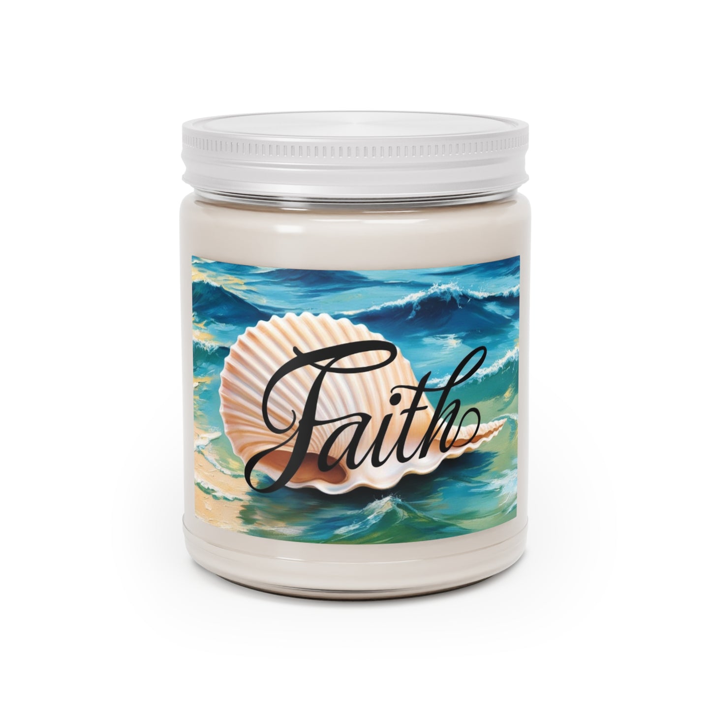 Sea Breeze Scented Candle - Faith - 9oz