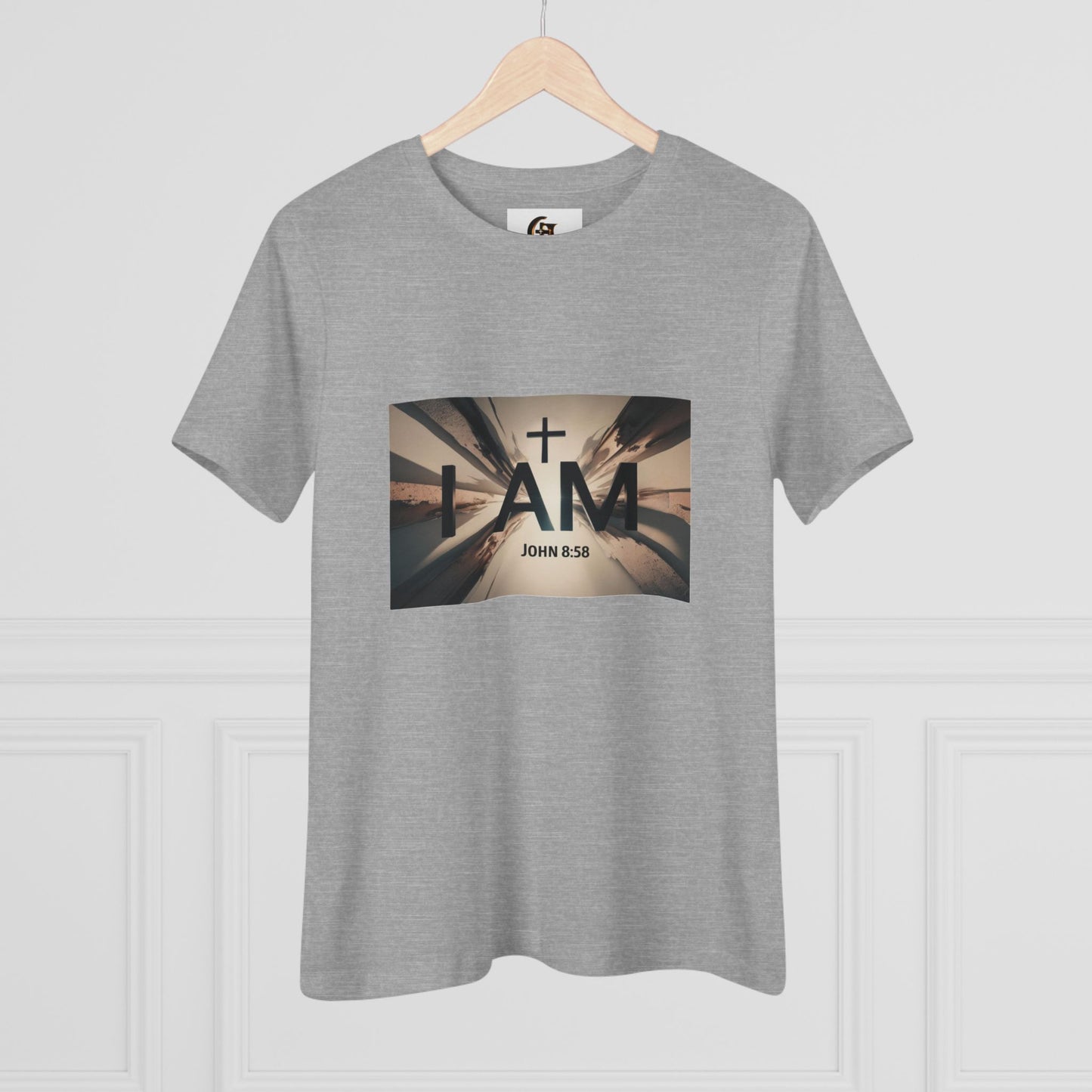 Inspirational Women Cotton Tee - I AM (John 8:58)