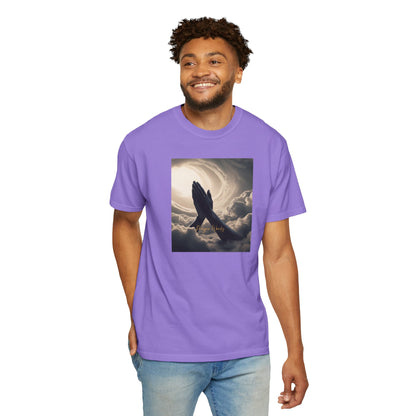 Praying Hands Unisex Garment-Dyed T-Shirt - Spiritual for Everyday Wear