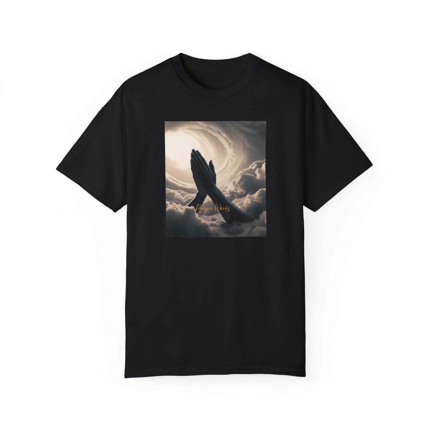 Praying Hands Unisex Garment-Dyed T-Shirt - Spiritual for Everyday Wear
