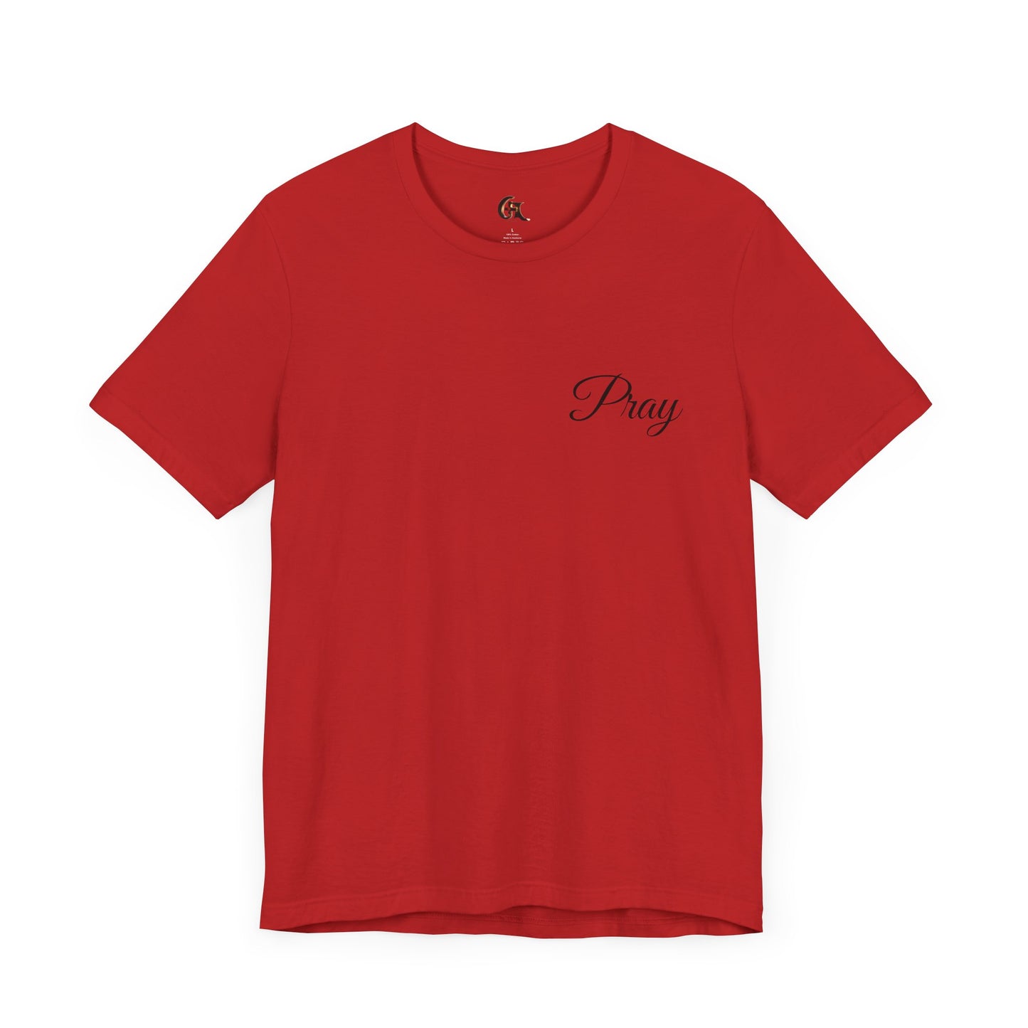 Pray Unisex Jersey Short Sleeve Tee - Inspirational Apparel for Faith