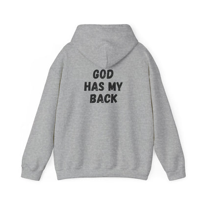 Unisex Heavy Hoodie - 'God Has My Back'