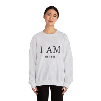 Women's Inspirational I AM Crewneck Sweatshirt -John 8:58