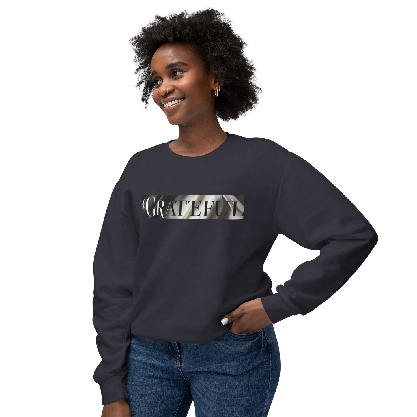 Unisex Lightweight Grateful Sweatshirt
