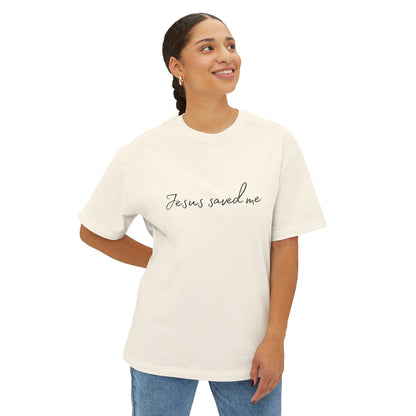 Jesus Saved Me Unisex Tee | Faith-Inspired