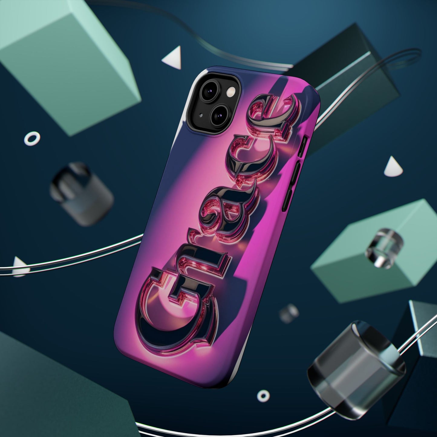 Magnetic iPhone Case - 'Grace' Design for Stylish Protection