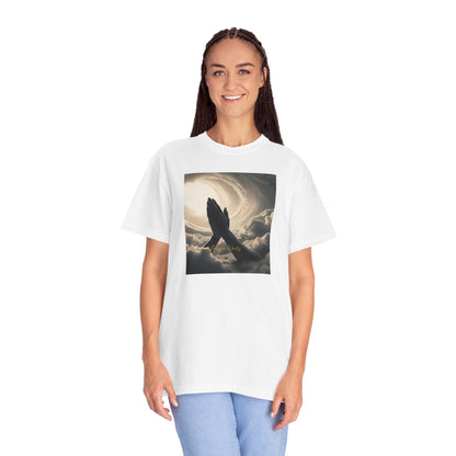 Praying Hands Unisex Garment-Dyed T-Shirt - Spiritual for Everyday Wear