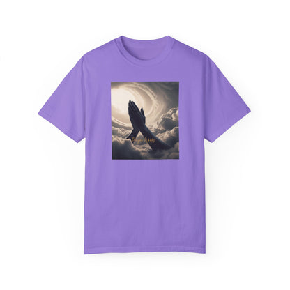Praying Hands Unisex Garment-Dyed T-Shirt - Spiritual for Everyday Wear