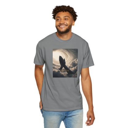 Praying Hands Unisex Garment-Dyed T-Shirt - Spiritual for Everyday Wear