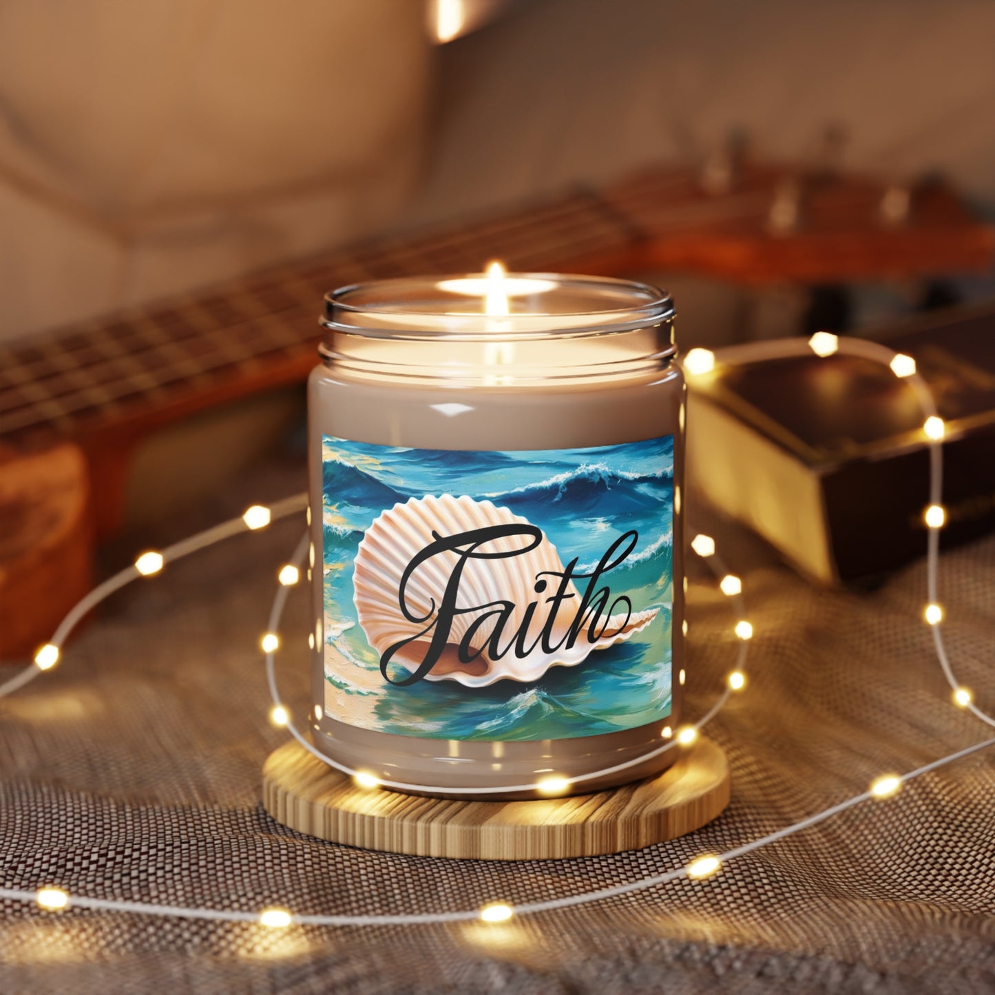 Sea Breeze Scented Candle - Faith - 9oz