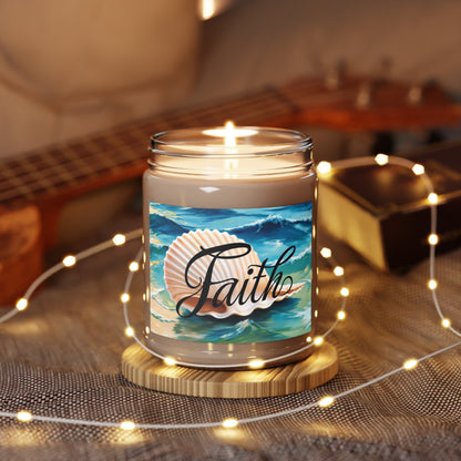 Sea Breeze Scented Candle - Faith - 9oz