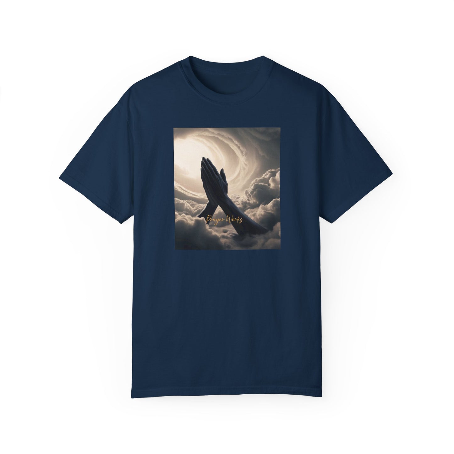 Praying Hands Unisex Garment-Dyed T-Shirt - Spiritual for Everyday Wear