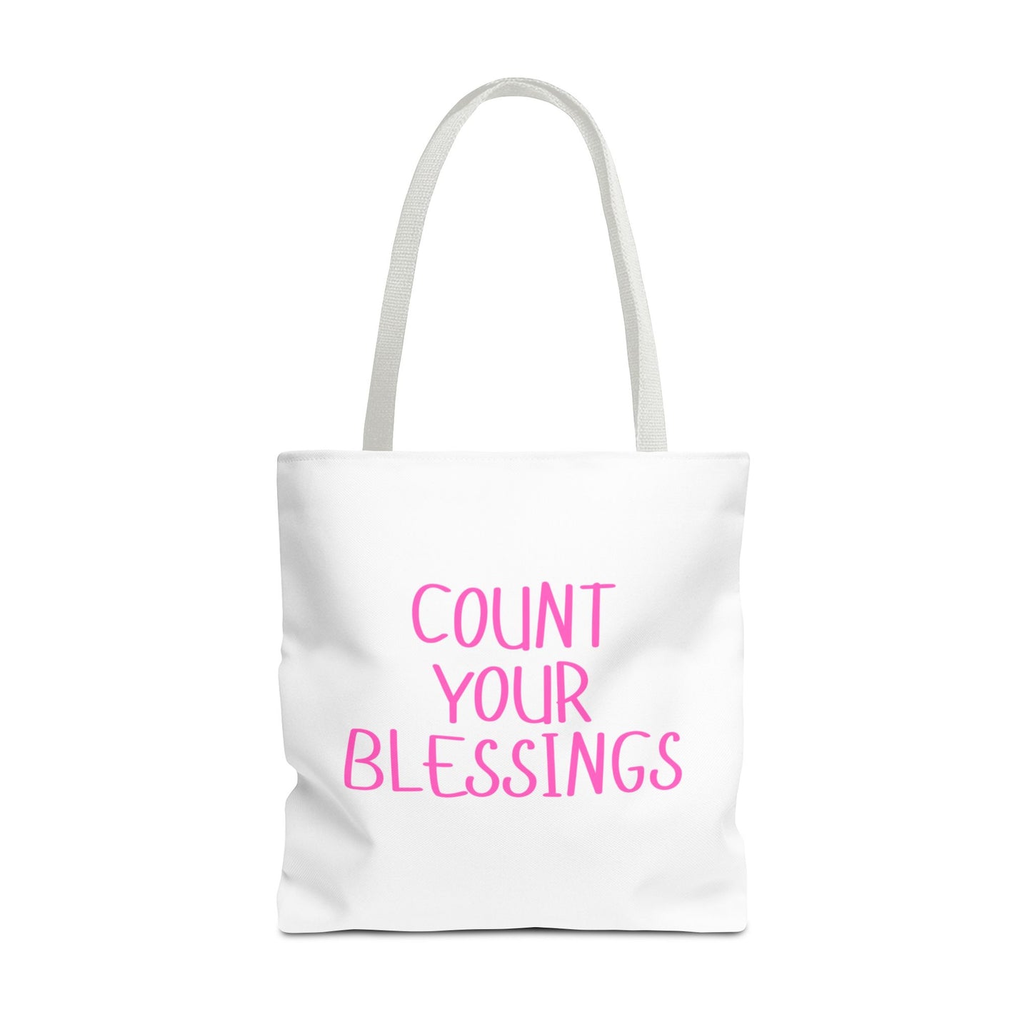 Inspirational Tote Bag - Count Your Blessings