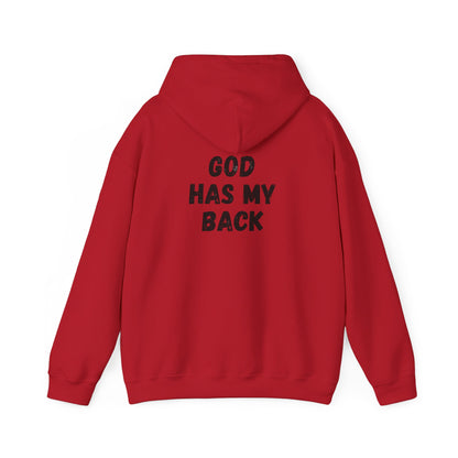 Unisex Heavy Hoodie - 'God Has My Back'