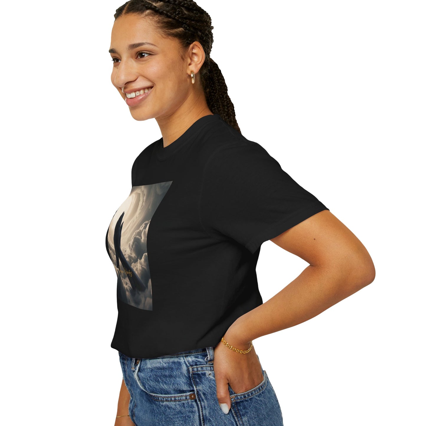 Praying Hands Unisex Garment-Dyed T-Shirt - Spiritual for Everyday Wear