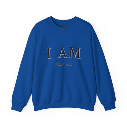 Women's Inspirational I AM Crewneck Sweatshirt -John 8:58