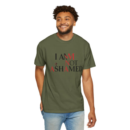 Faith-Inspired Unisex T-Shirt - "I AM NOT ASHAMED"