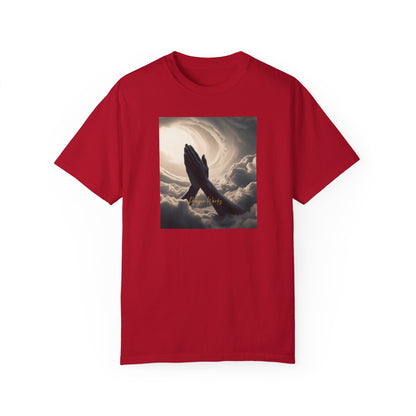 Praying Hands Unisex Garment-Dyed T-Shirt - Spiritual for Everyday Wear