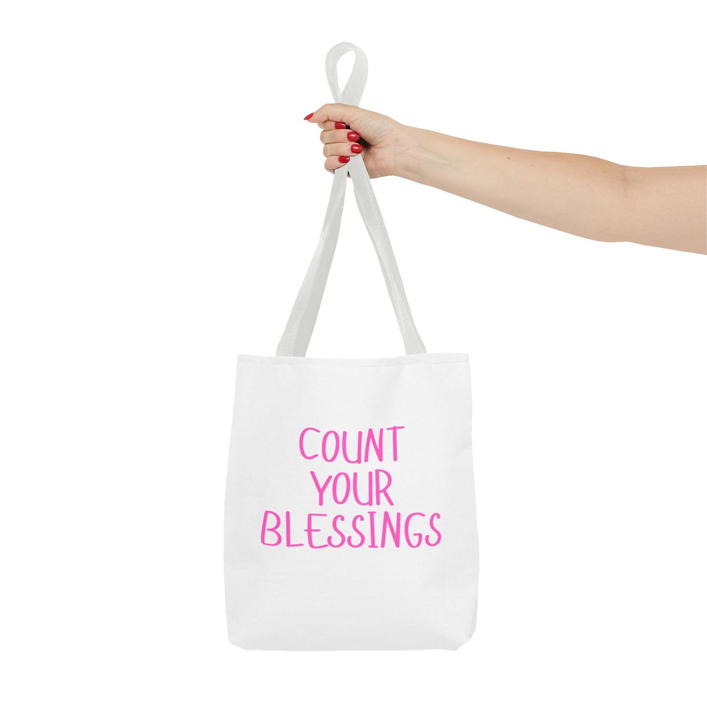 Inspirational Tote Bag - Count Your Blessings