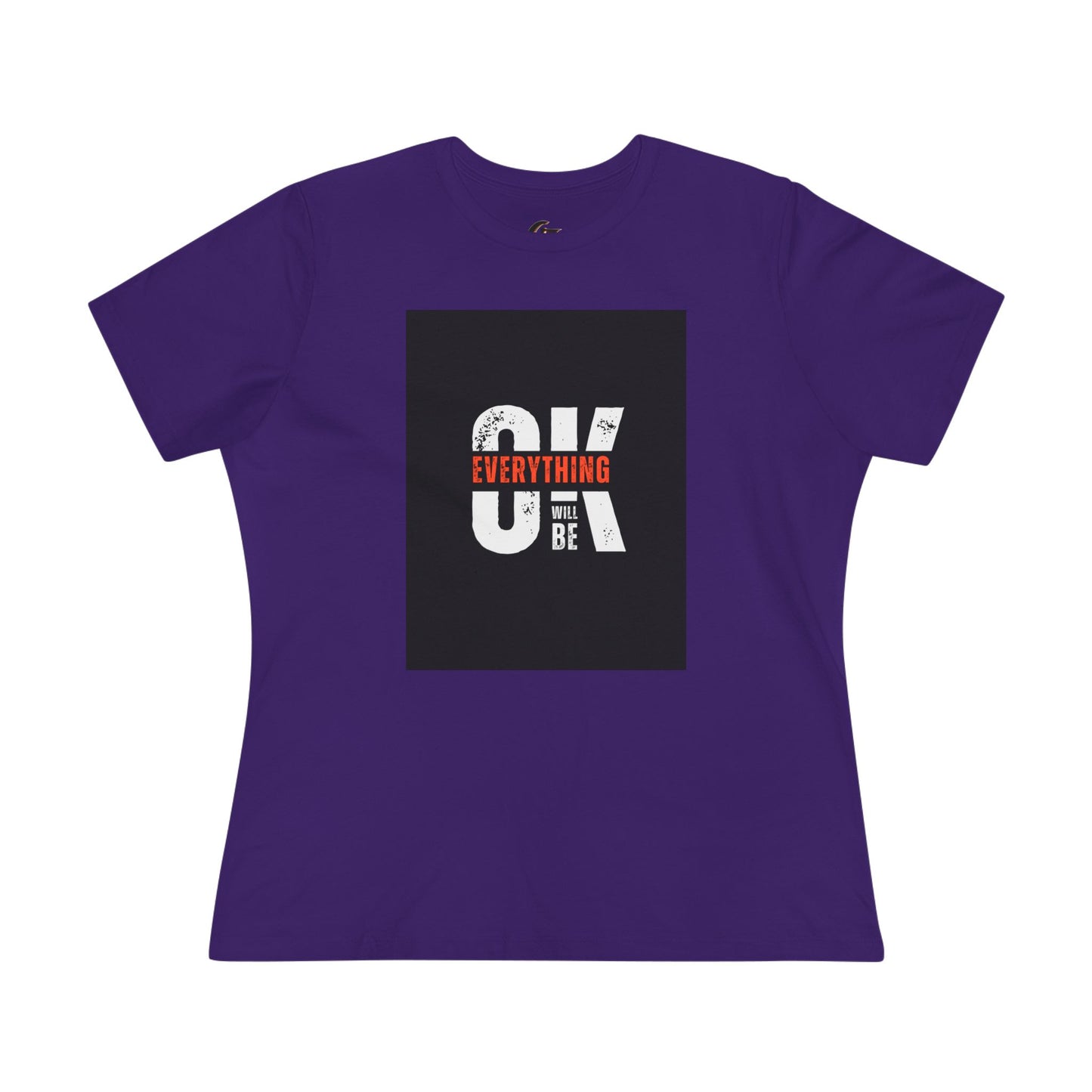 Women's Cotton Tee - 'Everything Will Be OK'
