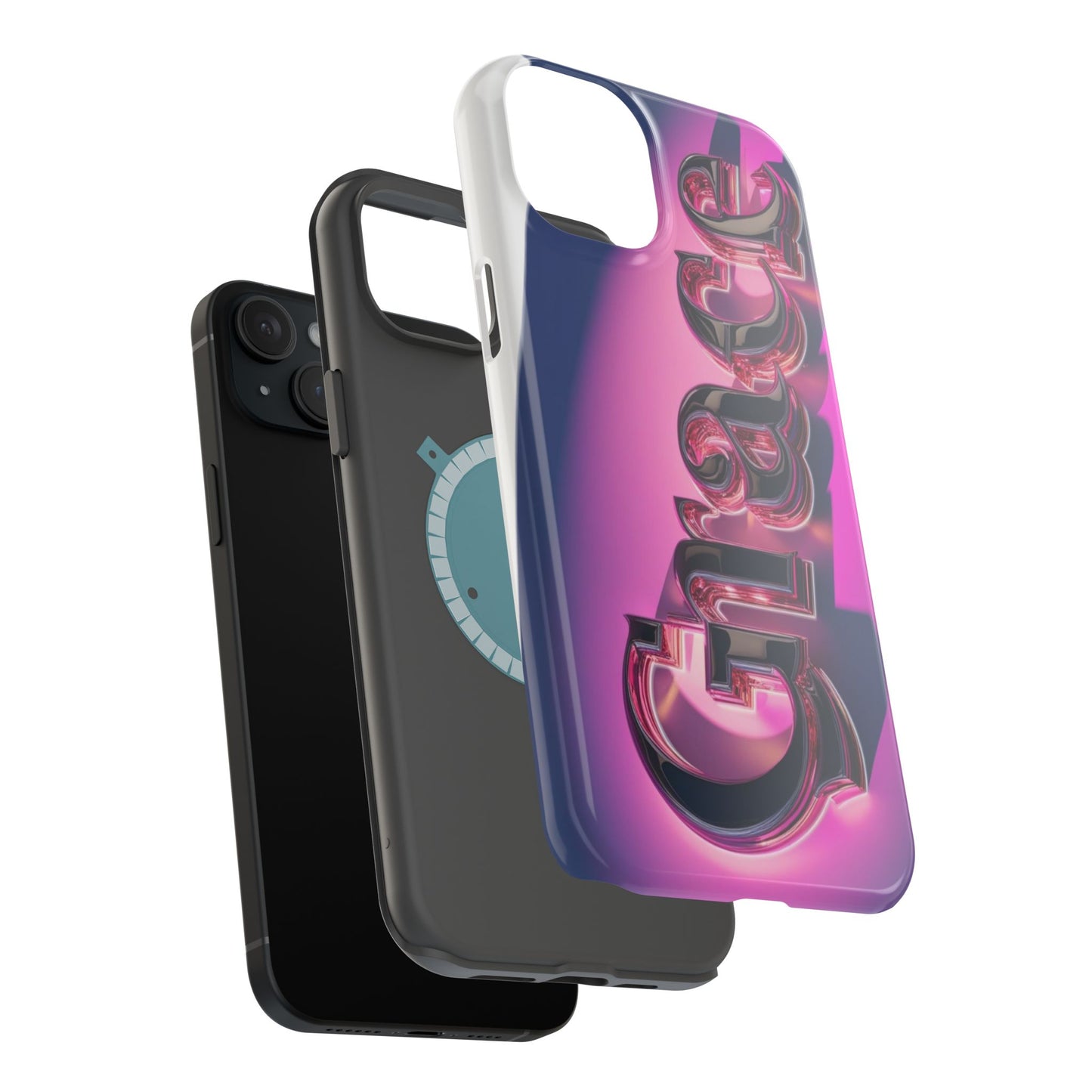Magnetic iPhone Case - 'Grace' Design for Stylish Protection