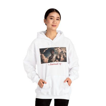 Inspirational Unisex David and Goliath Hoodie - 1 Samuel 17