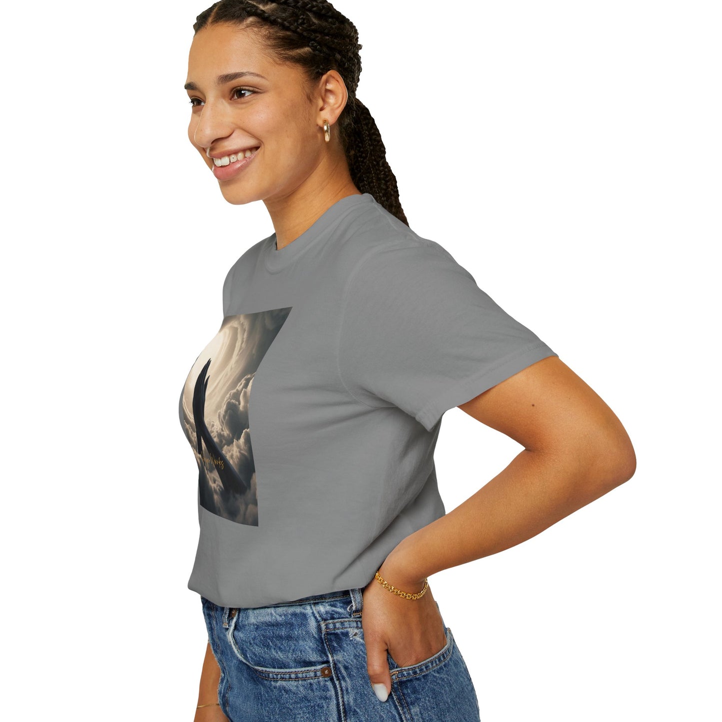 Praying Hands Unisex Garment-Dyed T-Shirt - Spiritual for Everyday Wear