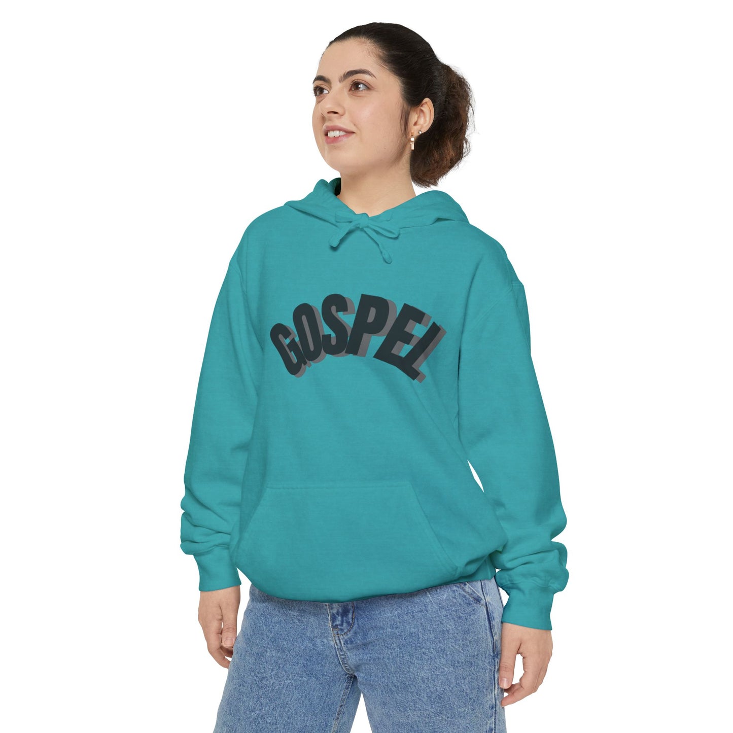 Gospel Unisex Garment-Dyed Hoodie - Casual Comfort for Faith-Inspired Style