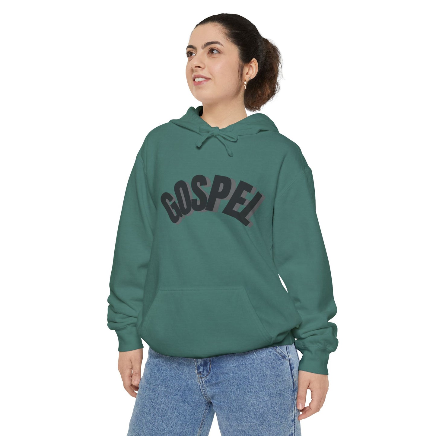 Gospel Unisex Garment-Dyed Hoodie - Casual Comfort for Faith-Inspired Style