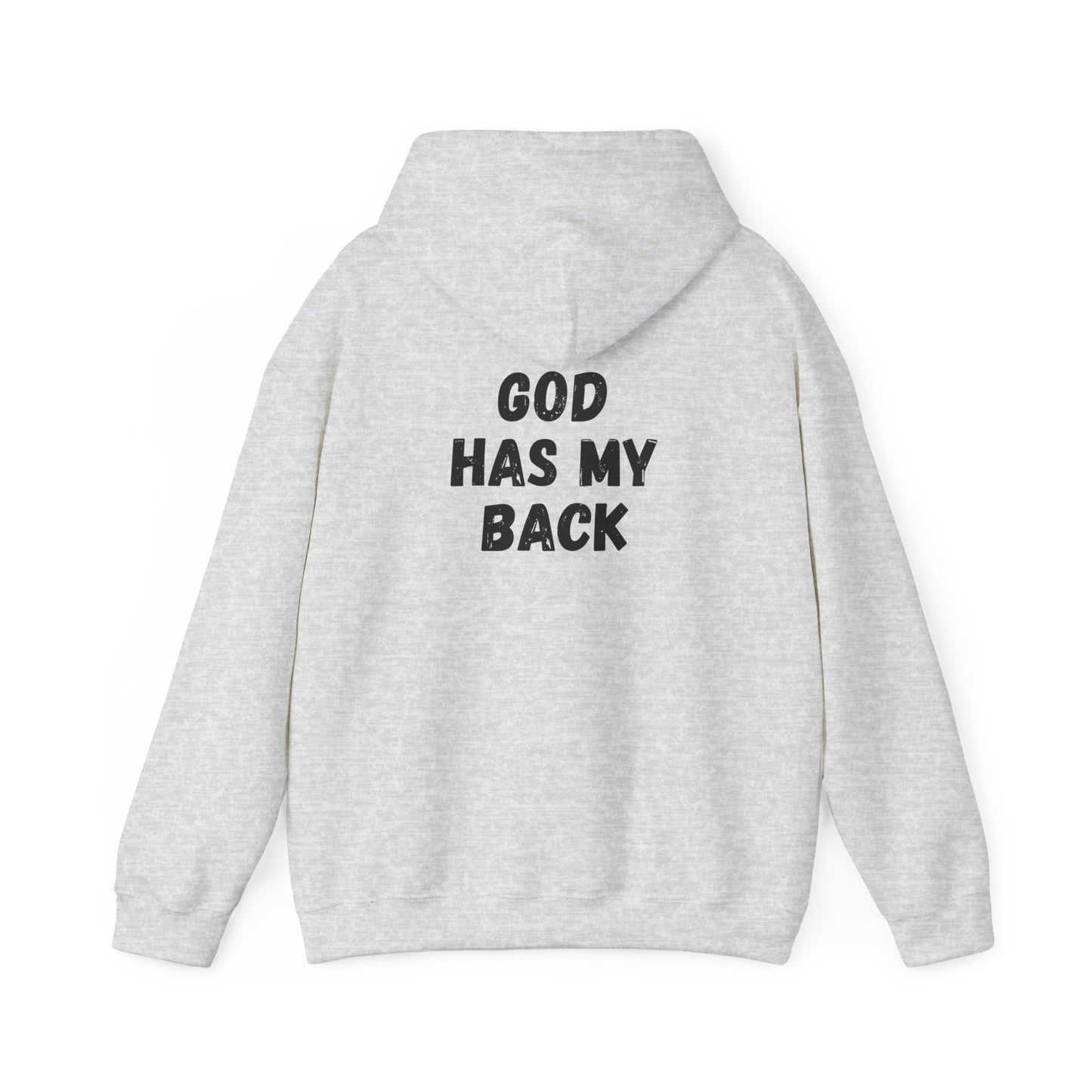 Unisex Heavy Hoodie - 'God Has My Back'