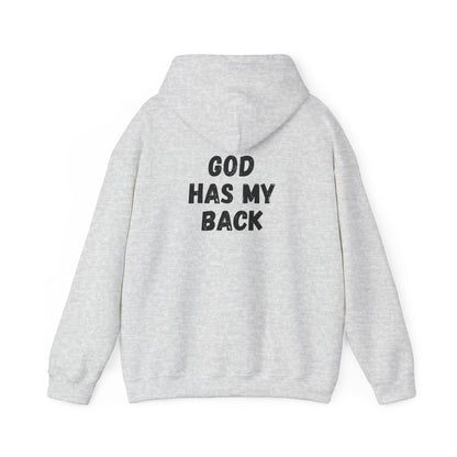 Unisex Heavy Hoodie - 'God Has My Back'