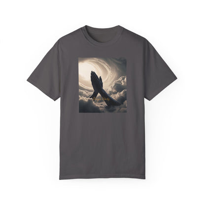 Praying Hands Unisex Garment-Dyed T-Shirt - Spiritual for Everyday Wear