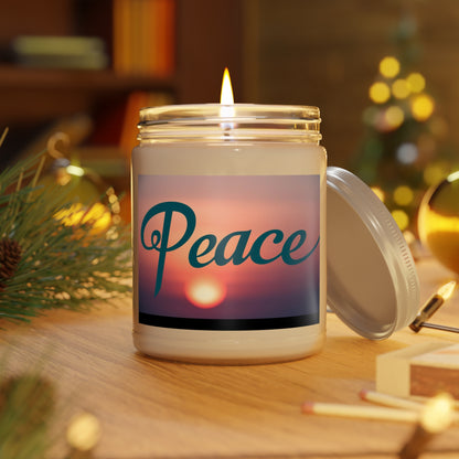 Peace 9oz Scented Candle -Fresh Balsam Scent